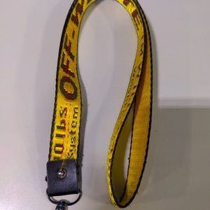 Off White industrial neck keychain